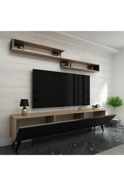 NEWLİNE Dekormia World Tv Ünitesi 180 Cm Çırağan Antrasit