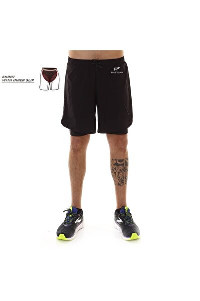 Özel Yapım Free Touch Spor Şortu Bel Cepli Dry-plus Eco Climate Regulation Kumaş