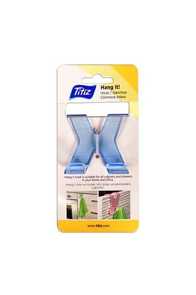 Titiz 3 Pieces Hang It Cabinet Door and Drawer Top Towel Rack