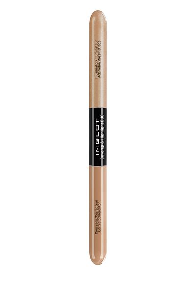 INGLOT 104 Model Duo Concealer and Illuminator - with Coverup and Highlight Effect