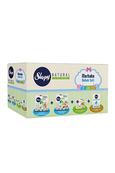 Sleepy مجموعة هالو بيبي الطبيعية لتحضير الولادة لحديثي الولادة