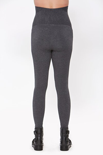 Motherway Maternity Seamless Dark Gray Long Tights