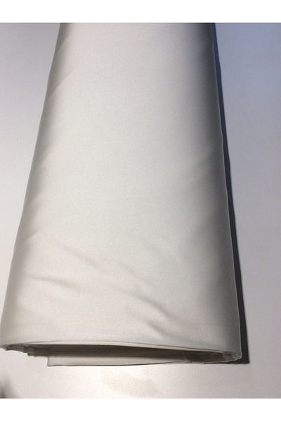 Nadirzade Kumaşçılık Lycra Satin Fabric (Off White)