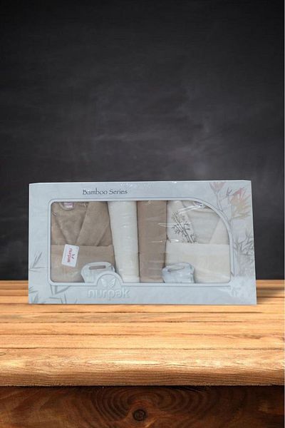 Nurpak Σετ οικογενειακής ρόμπας Bamboo 10 τεμαχίων