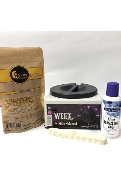 Ege Sir Ağda Makinesi+inci Naturel Set