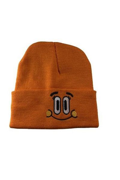 Moda Kızı Butik Orange Beret with Darwin Logo