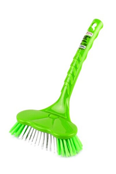 FırsatYeri Uzun Saplı Temizlik Fırçası Seti 3 Parça 22 cm Renkli Banyo Lavabo...