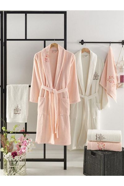 Kristal Σετ μπουρνούζι από βαμβάκι Liya Softline