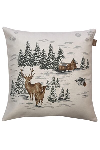 Believe Belıeve Winter Life Goblen Kırlent 45x45 Cm