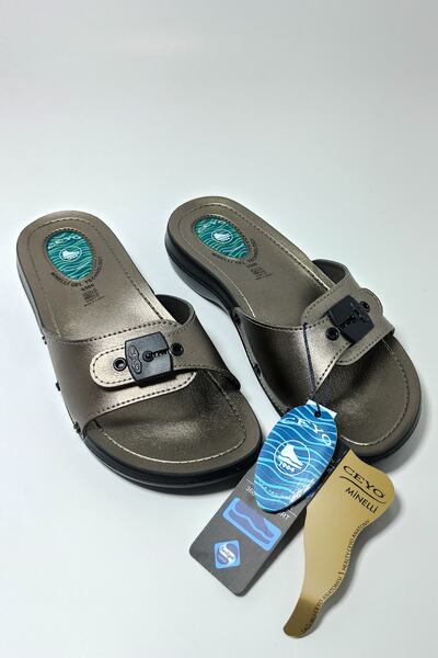 Ceyo Γυναικείες παντόφλες 6500-1 Minelli Platinum