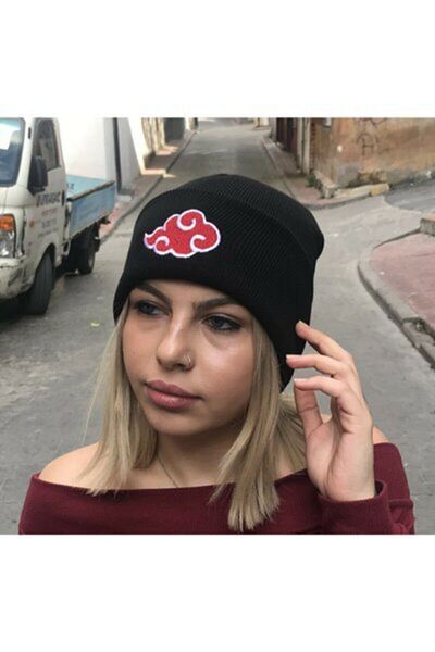 Köstebek Anime Naruto Uzamaki Red Cloud Beret
