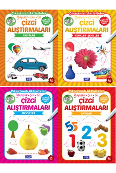Parıltı Yayıncılık مجموعة تمارين الخط 4 كتب