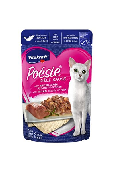Vitakraft Vitakraft Poesie Delisauce + Coalfish Wet Cat Food - 85 g