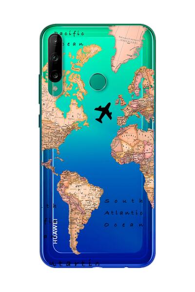Spoyi Transparent Map Design Super Transparent Silicone Phone Case Huawei P40...
