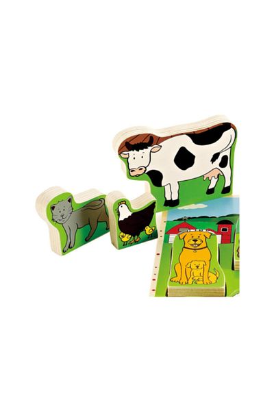Hape Puzzle - Farm Animals That Can Stand Upright /