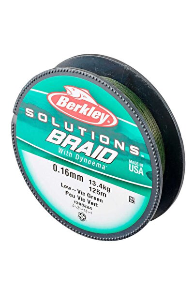 BERKLEY Solutions Braid Ip Misina Green 0.35mm - 125mt - 36.8kg