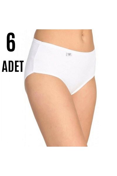 Tutku Γυναικεία εσώρουχα Lycra White Bato 6 Pack 924