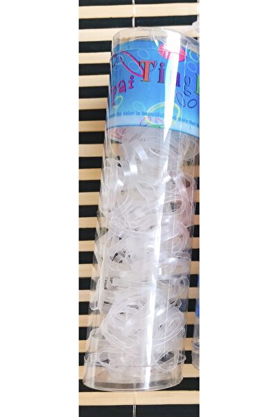 Yeşim Aksesuar جديلة شعر شفافة مرنة، مشبك مرن رفيع في الصندوق