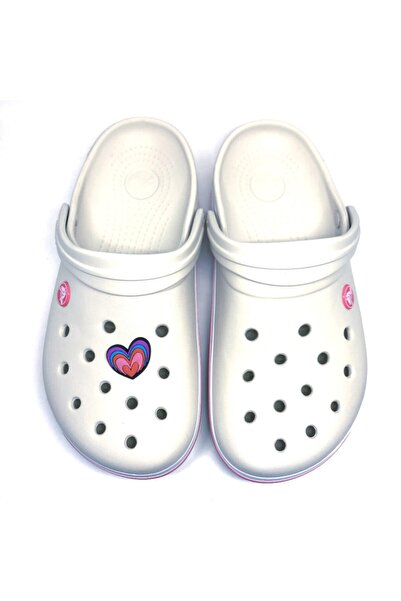 Pointspor Crocs Terlik Süsü & Renkli Aksesuar Jibbitz-kalp