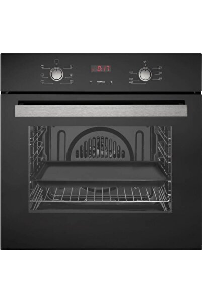 Eminçelik EMİNÇELİK EC-AO 2163 B60 66 LT. 6 PROGRAMLI SİYAH ANKASTRE FIRIN