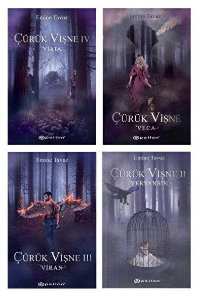 Epsilon Yayınevi Çürük Vişne Serisi 4 Kitap Set