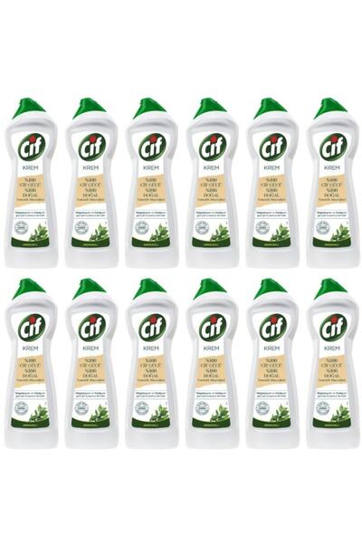 Cif Krem Temizleyici Amonyaklı 750 ml 12 Adet