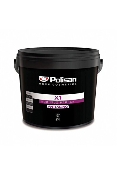 Polisan X1 Su Bazlı Parlak Boya 2,5 Lt  Ral 9003 Sinyal Beyaz