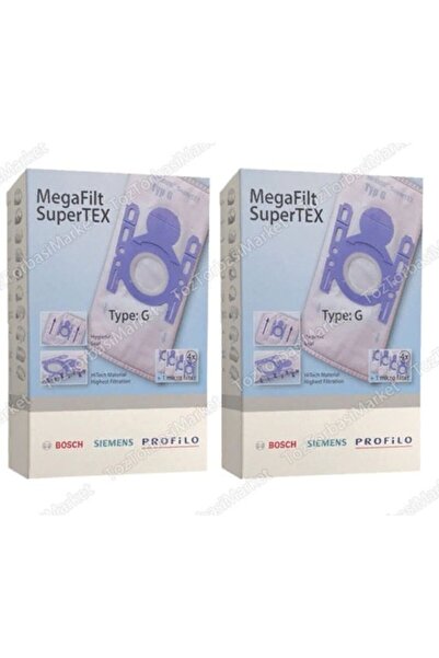 Bosch Τύπος G της Siemens - 8 τσάντες σκόνης και 2 μικροφίλτρα