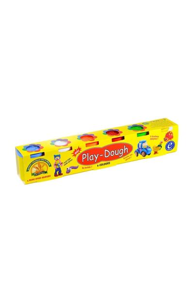 Genel Markalar 6 Renkli Buğday Unu Oyun Hamuru (büyük Boy) - Play Dough