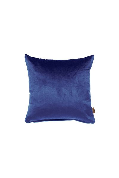 Alacastore Husa de perna din catifea albastru prusac bleumarin 43x43