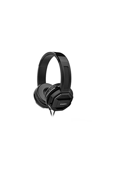 Snopy Sn-101 Bonny Siyah Pc Telefon Mikrofonlu Kulaklık (Tek Jack)