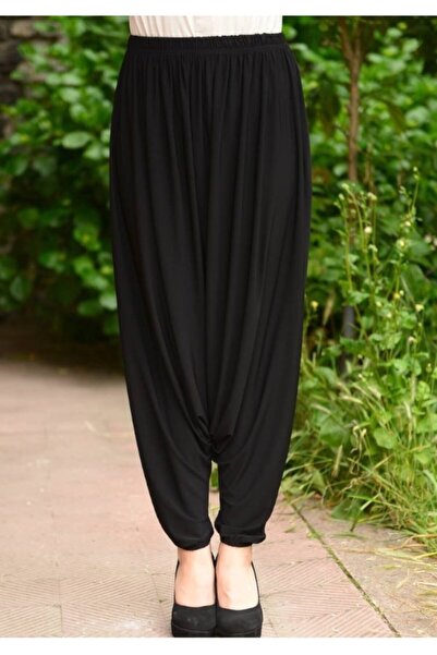 KÖMÜRCÜ Kadın Siyah Yöresel Şalvar