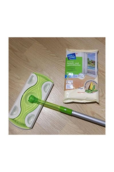 Flink Sauber Flink & Sauber Wet Floor Cloth Special for Parquet and Laminated Surfaces 16 Pieces