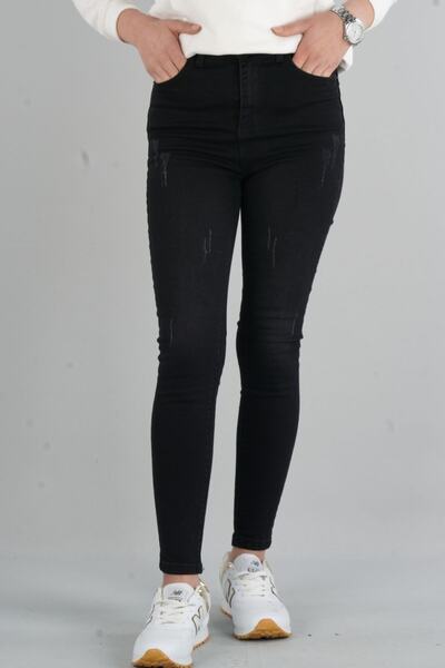 FİHA Herdem 4345 Γυναικείο Skinny τζιν με μαύρο νύχι