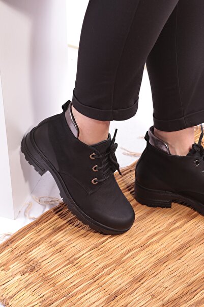 Osso Hakiki Deri Kadın Kısa Bot 202186201