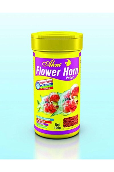 Ahm Flower Horn Büyük Ciklet Pellet Balık Yemi 250ml