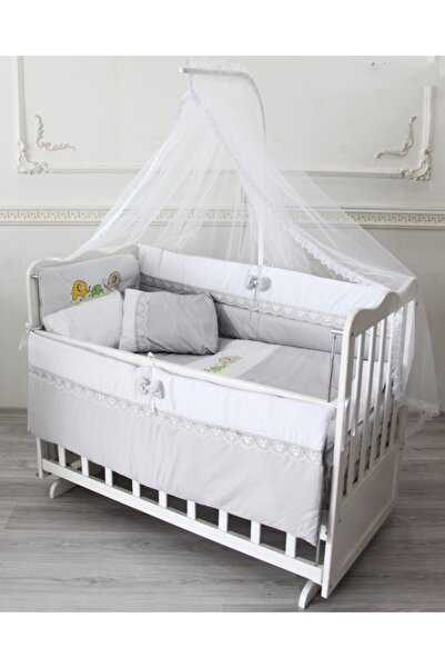 babyen1 Fil Ailesi Bebek Beşik Uyku Seti Anne Yanı Pamuk Beşik Hariç
