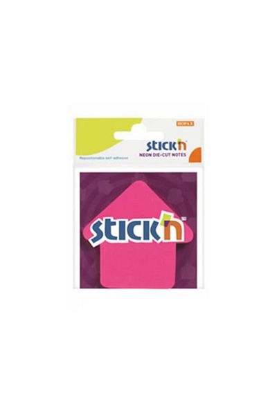 Gıpta Stickn 70 X 70 Arrow Shaped Neon Pink 50 Sheets Adhesive Note Paper