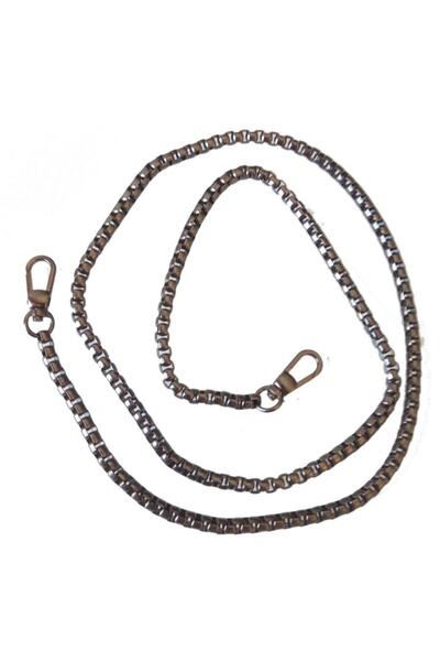 angel çanta aksesuar سلسلة حقيبة موديل مربعة بلون دخاني (120 سم)