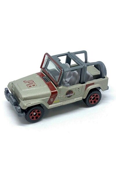 Matchbox Tekli Arabalar Jurrasic Park Jeep Wrangler Rollbar C0859 - Gkm00