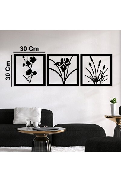Prestijdijitalbaskı Umut Veren Çiçekler Dekoratif Duvar Süs Ebat Tekli : 30x3...