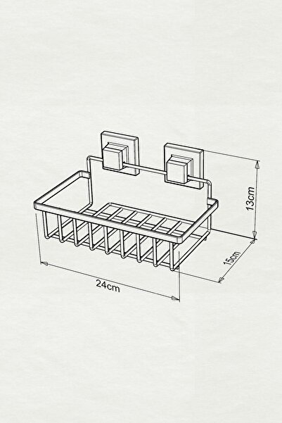 Teknotel Delme Vida Matkap Yok! Easyfıx Yapıskanlı Tek Katlı Banyo Rafı Mat Siyah Ef241