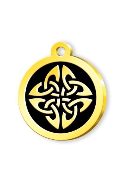Generic Brand 24 Carat Gold Plated Mystical Imprint - Black