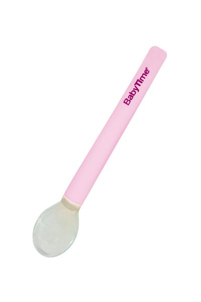 Babytime Pink Bt112 Model Silicone Spoon (1 piece)
