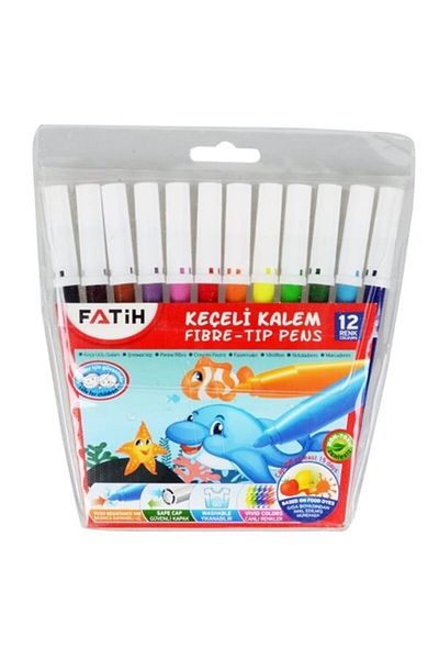 Fatih 12 Colors Felt Tip Pen