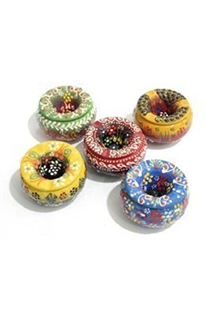 Sultan Çini -el Emeği 5 Li Çini Dantel Rüzgar Küllüğü Takımı