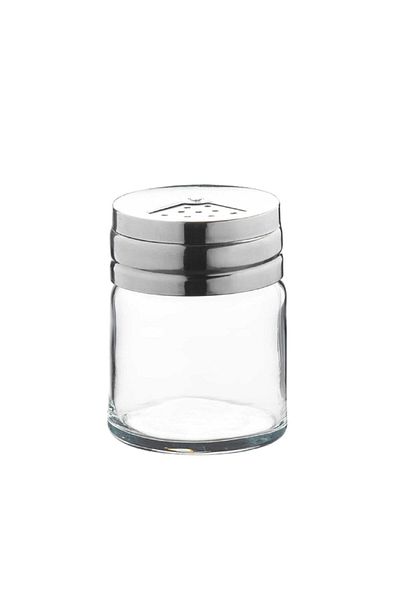 Paşabahçe 2-Piece Basic Salt Shaker with Metal Lid 110 cc