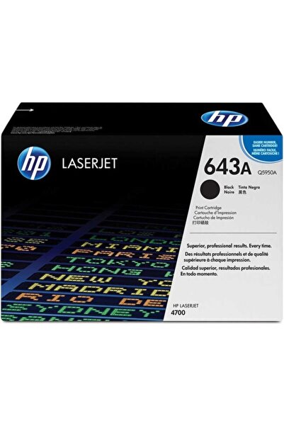 HP Q5950a Toner Orjinal Siyah 643a
