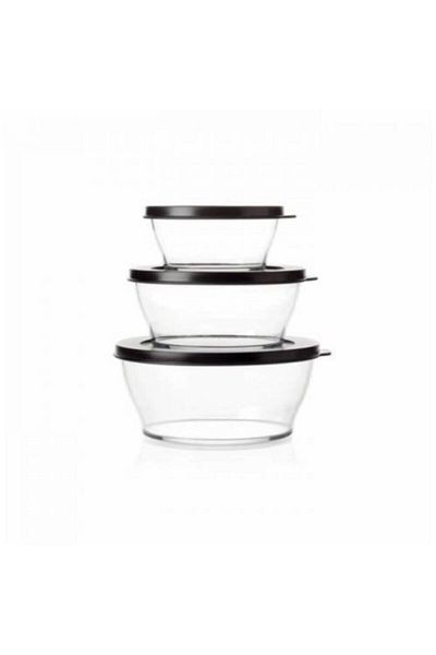 Tupperware مجموعة ملكية من 3 قطع