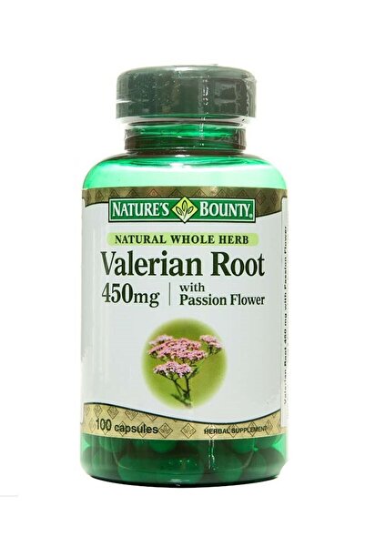 Nature's Bounty Valerian Root With Passion Flower 450 Mg 100 Kapsül